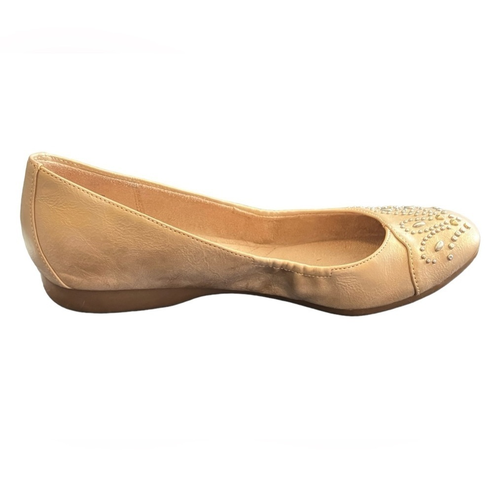 Naturalizer N5 Comfort Shoes Ballet Flats Cream Decorated Toe Sparkling 7 - Picture 6 of 10